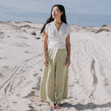 Maxi WELS wide leg linen pants - notPERFECTLINEN EU