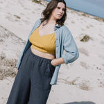 Maxi WELS wide leg linen pants - notPERFECTLINEN EU