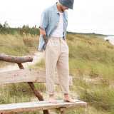 Men’s linen pants ALBURY - notPERFECTLINEN EU