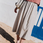 OIA gathered linen skirt - notPERFECTLINEN EU