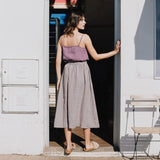 SION gathered linen skirt - notPERFECTLINEN EU