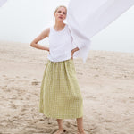SION gathered linen skirt - notPERFECTLINEN EU