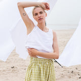 SION gathered linen skirt - notPERFECTLINEN EU