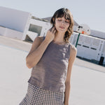 BAY-2 linen top - notPERFECTLINEN EU