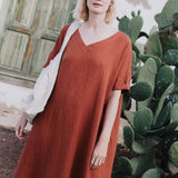BERLIN oversized linen dress - notPERFECTLINEN EU