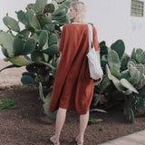 BERLIN oversized linen dress - notPERFECTLINEN EU