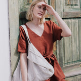 BERLIN oversized linen dress - notPERFECTLINEN EU