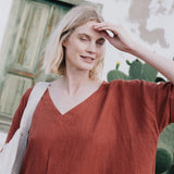 BERLIN oversized linen dress - notPERFECTLINEN EU