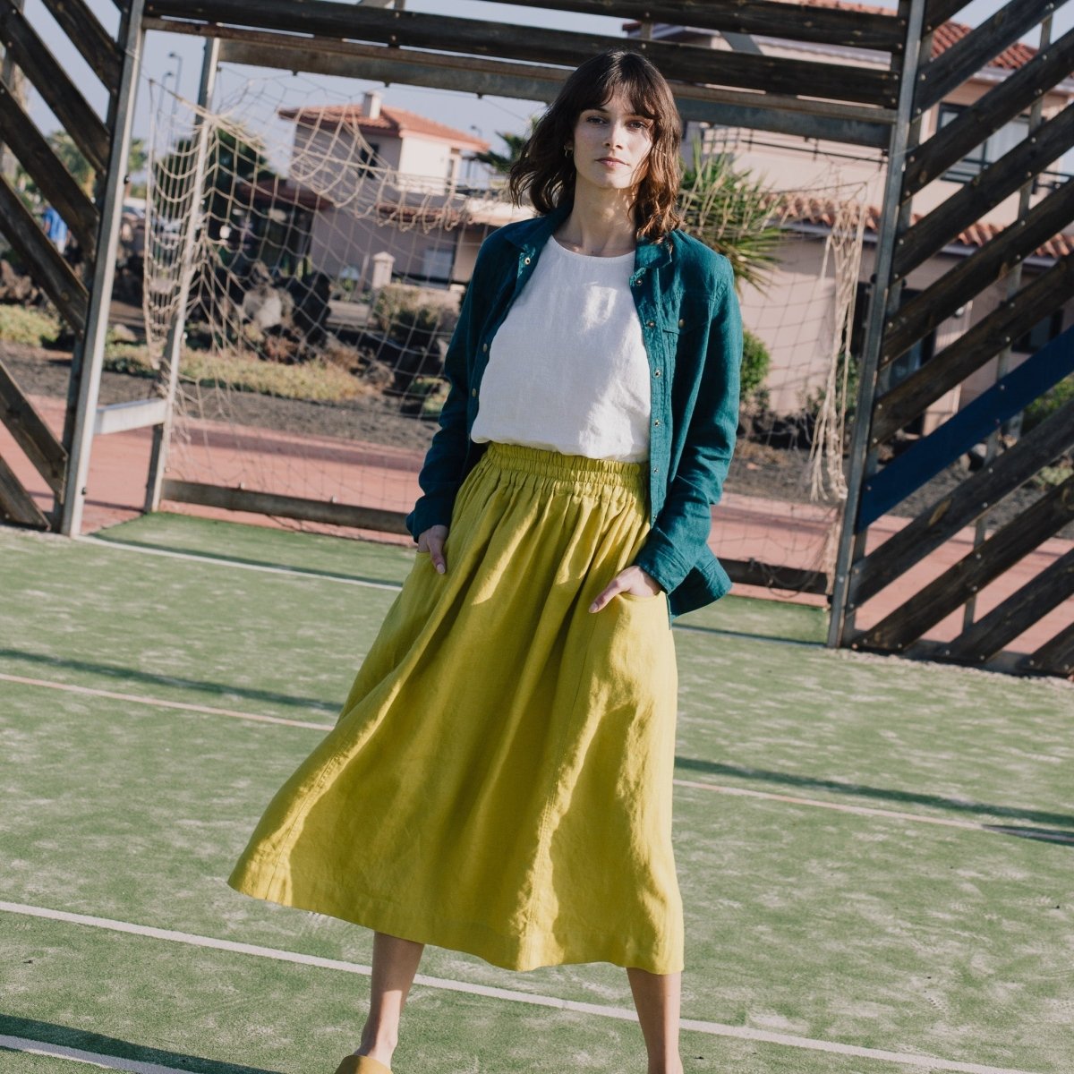 CALICO-2 linen jacket - notPERFECTLINEN EU