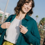 CALICO-2 linen jacket - notPERFECTLINEN EU