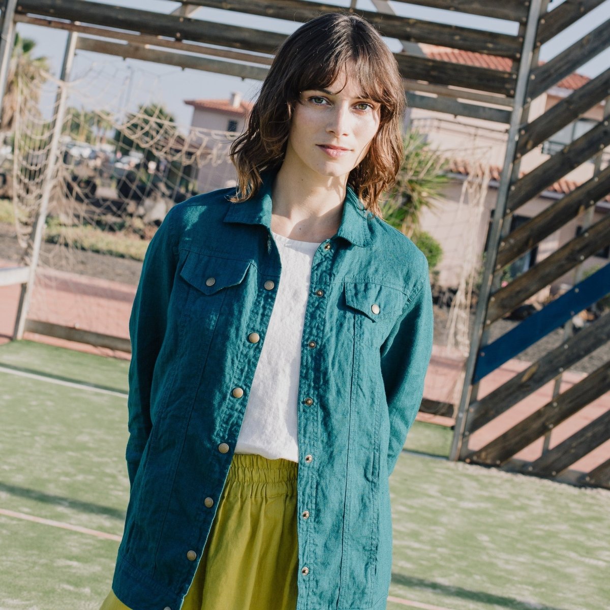 CALICO-2 linen jacket - notPERFECTLINEN EU