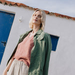 CALICO-2 linen jacket - notPERFECTLINEN EU