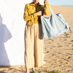 CALICO cropped linen jacket - notPERFECTLINEN EU