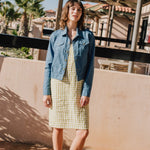 CALICO cropped linen jacket - notPERFECTLINEN EU