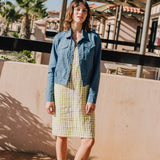 CALICO cropped linen jacket - notPERFECTLINEN EU