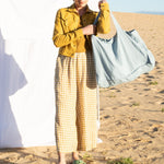 CALICO cropped linen jacket - notPERFECTLINEN EU