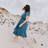 CANNES-2 wrap linen dress - notPERFECTLINEN EU