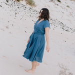 CANNES-2 wrap linen dress - notPERFECTLINEN EU