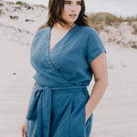 CANNES-2 wrap linen dress - notPERFECTLINEN EU