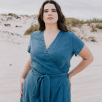 CANNES-2 wrap linen dress - notPERFECTLINEN EU