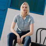 DINAN notch collar linen shirt - notPERFECTLINEN EU