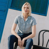 DINAN notch collar linen shirt - notPERFECTLINEN EU