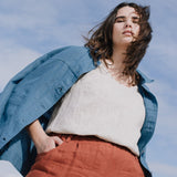 DOOLIN high-waisted linen pants - notPERFECTLINEN EU