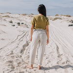 DOOLIN high-waisted linen pants - notPERFECTLINEN EU