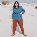 DOOLIN high-waisted linen pants - notPERFECTLINEN EU