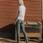 GENOVA tapered linen pants - notPERFECTLINEN EU