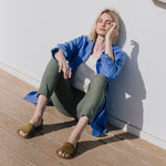 GENOVA tapered linen pants - notPERFECTLINEN EU