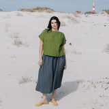 GORDES boxy linen top - notPERFECTLINEN EU