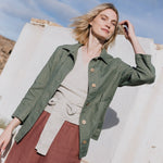 HELSINKI button down linen jacket - notPERFECTLINEN EU