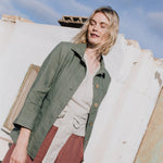 HELSINKI button down linen jacket - notPERFECTLINEN EU