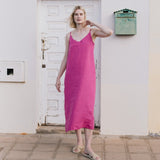 LANGLEY-2 maxi slip linen dress - notPERFECTLINEN EU