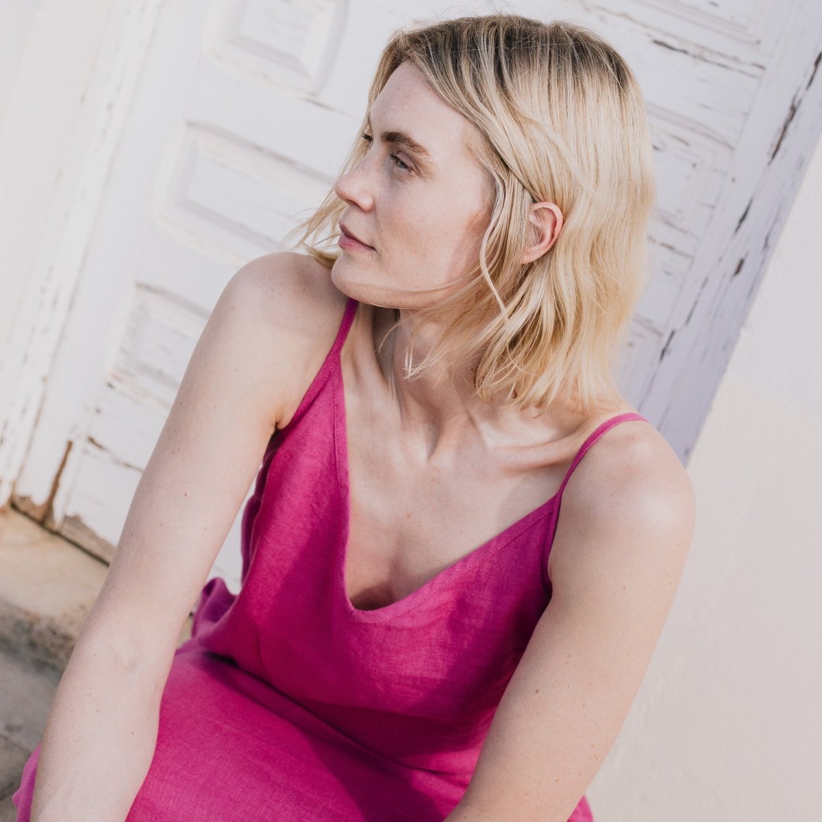 LANGLEY-2 maxi slip linen dress - notPERFECTLINEN EU