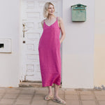 LANGLEY-2 maxi slip linen dress - notPERFECTLINEN EU