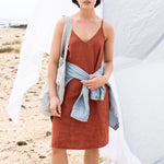 LANGLEY slip linen dress - notPERFECTLINEN EU