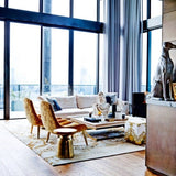 Linen CURTAIN in Swedish Blue / 1 PANEL - notPERFECTLINEN EU