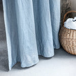 Linen CURTAIN in Swedish Blue / 1 PANEL - notPERFECTLINEN EU