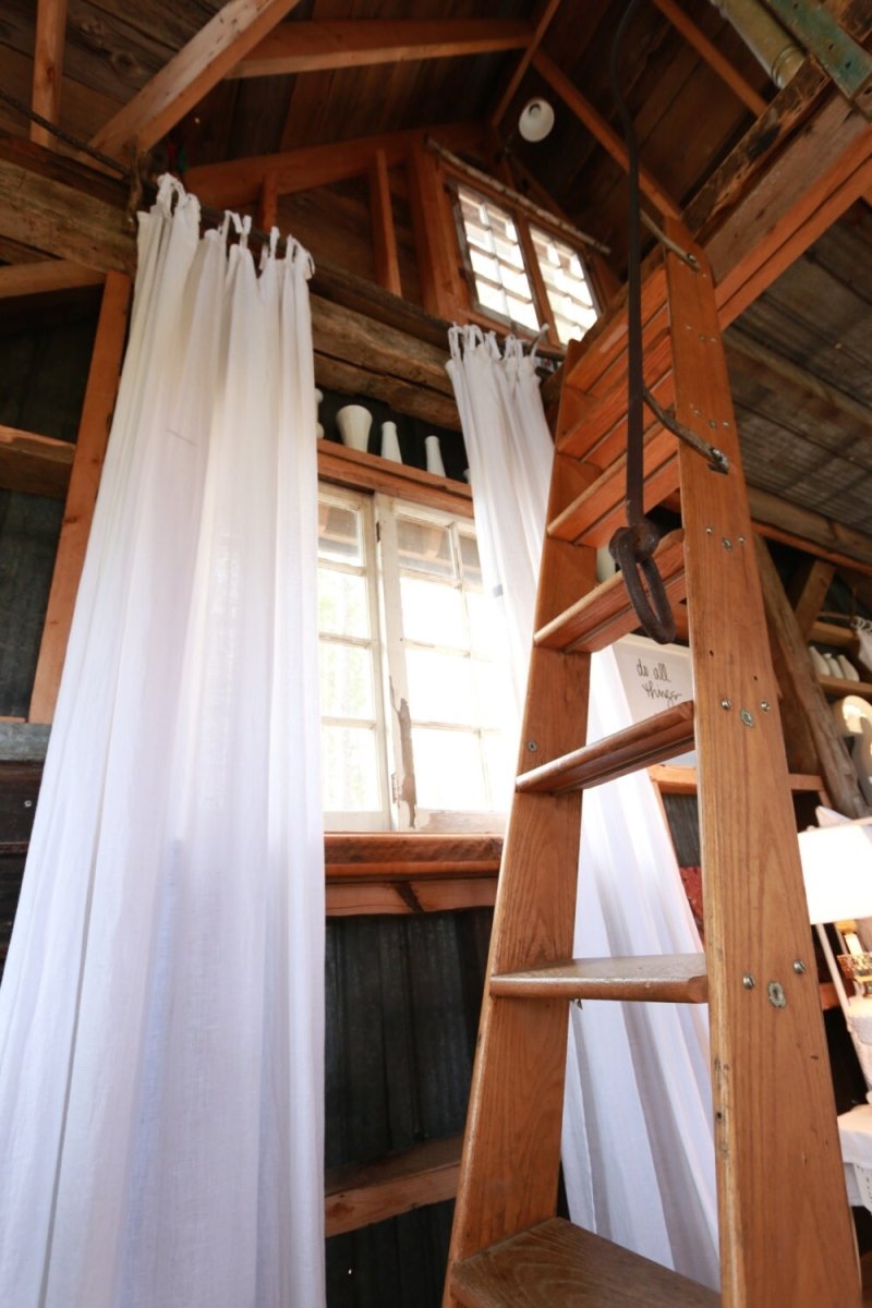 Linen CURTAIN in White / 1 PANEL - notPERFECTLINEN EU