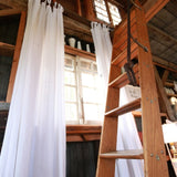 Linen CURTAIN in White / 1 PANEL - notPERFECTLINEN EU