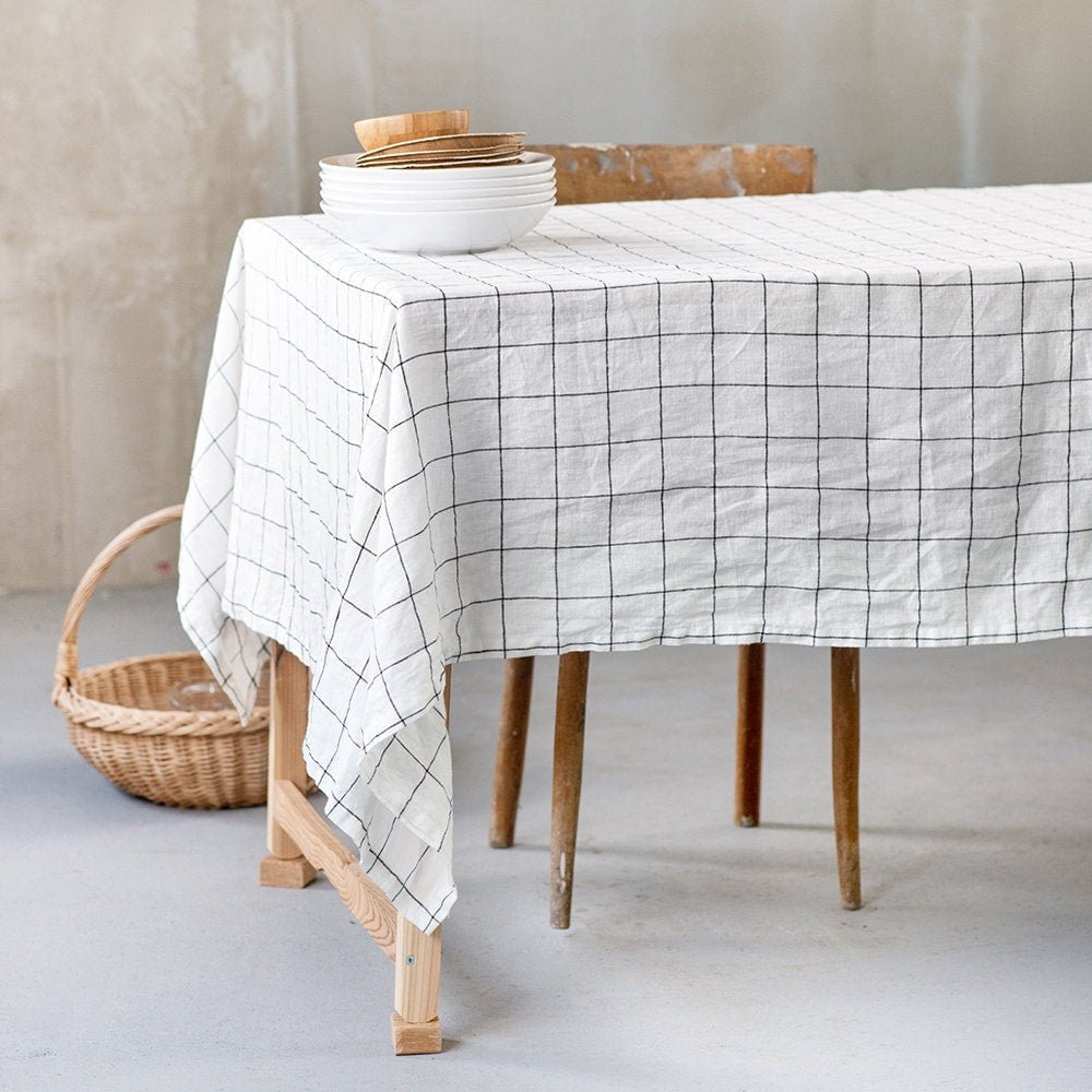 Linen tablecloth (250x138 cm | 98.4x54.3 in) - notPERFECTLINEN EU