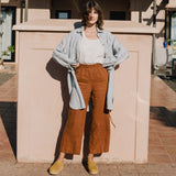 LIVORNO-2 oversized linen collar shirt - notPERFECTLINEN EU