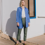 LIVORNO-2 oversized linen collar shirt - notPERFECTLINEN EU