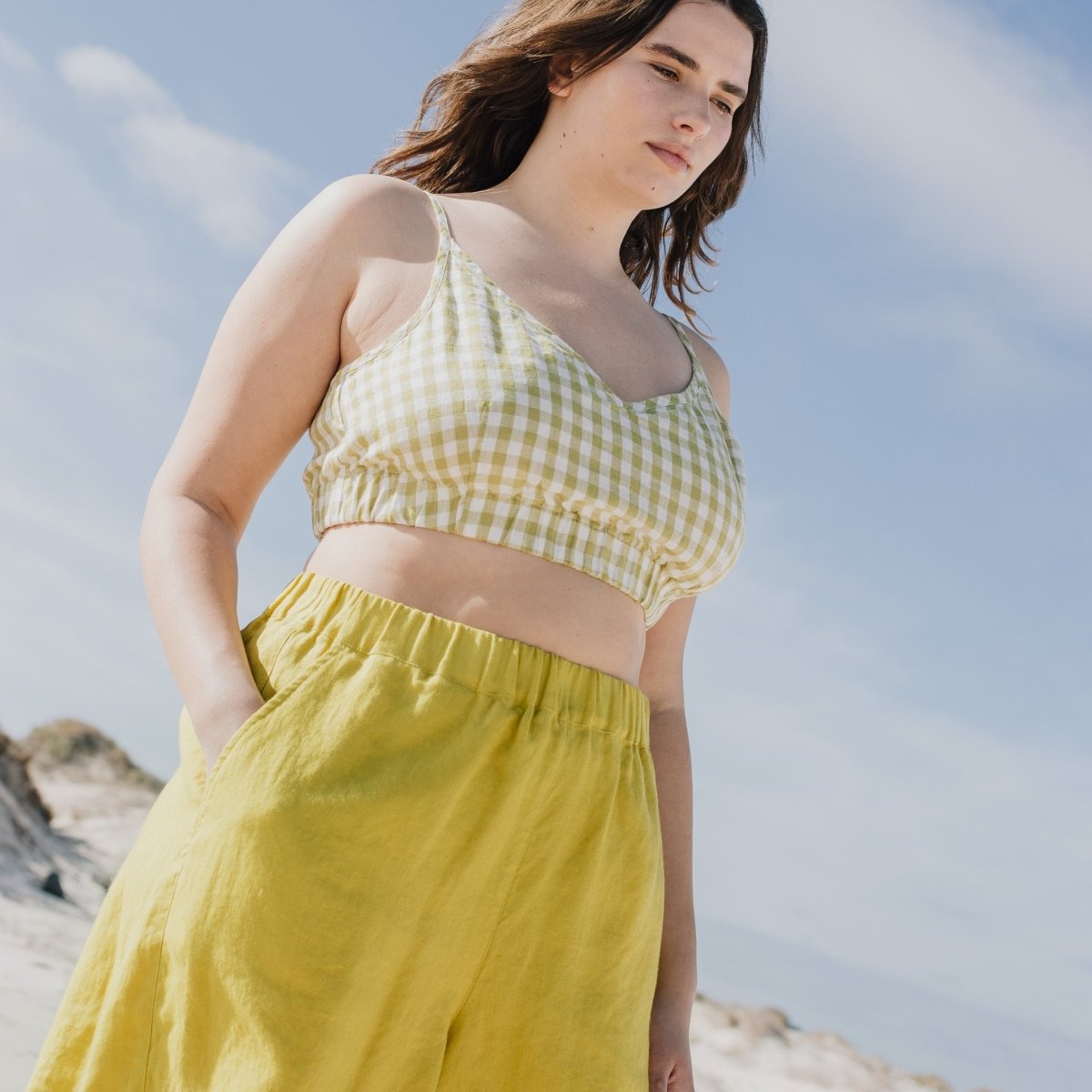 MAIN casual linen shorts - notPERFECTLINEN EU