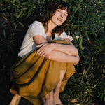 MARSEILLE linen front snap skirt - notPERFECTLINEN EU