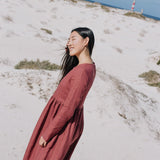 Maxi EMILIE loose linen dress - notPERFECTLINEN EU