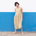 Maxi SMOCK light weight linen dress - notPERFECTLINEN EU