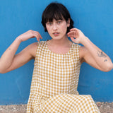 Maxi SMOCK light weight linen dress - notPERFECTLINEN EU